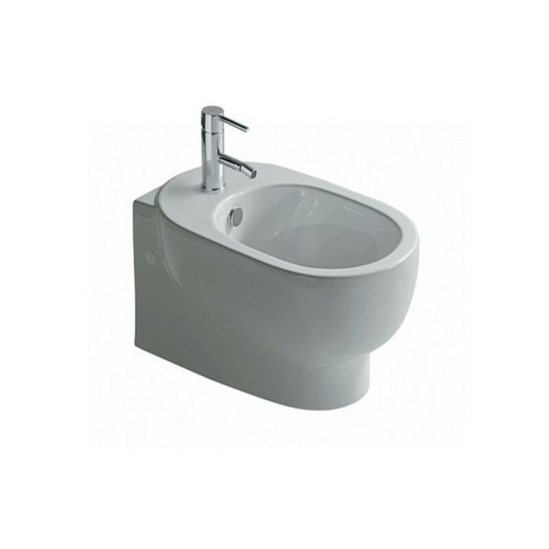foto del prodotto caesaroo bidet m2 sospeso salvaspazio cm. 46x35 bianco lucido di ceramica