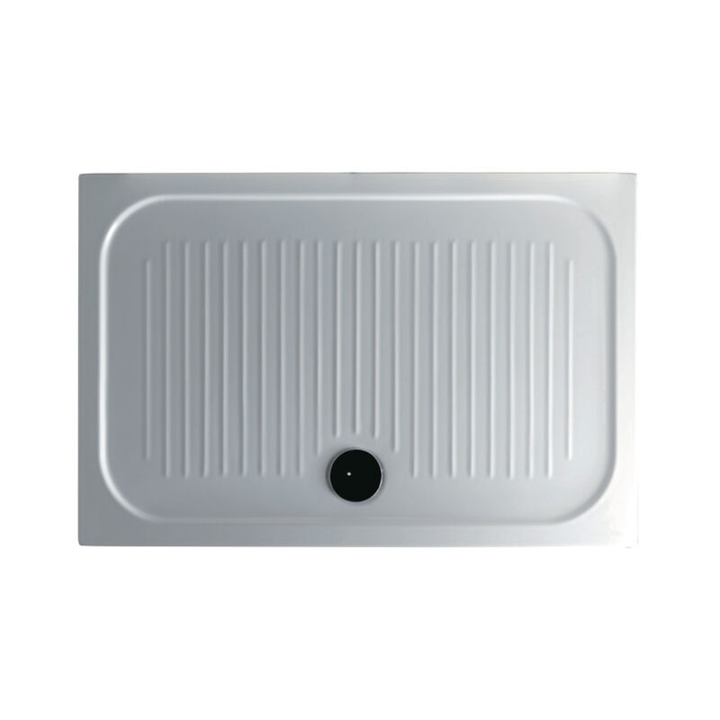 foto del prodotto caesaroo piatto doccia 70x120 h.6 in ceramica bianco lucido flat di