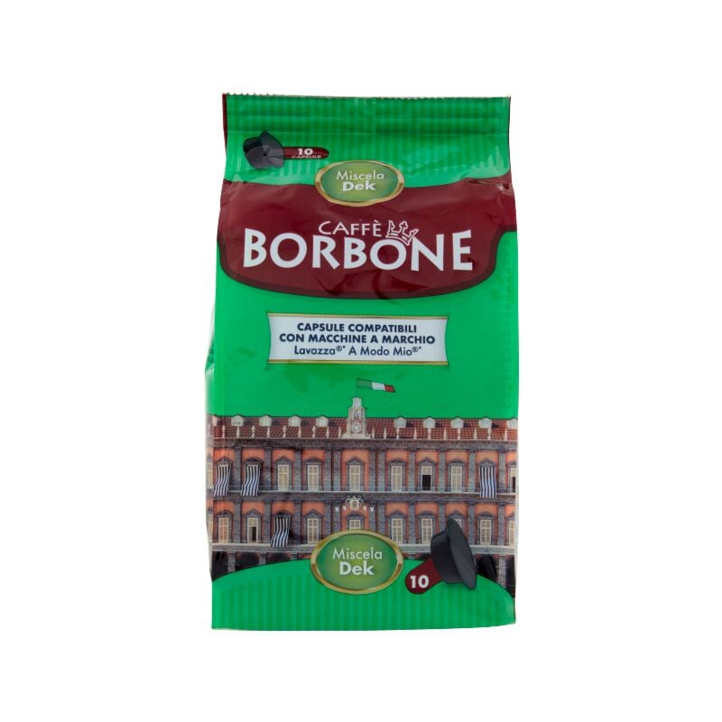 foto del prodotto caff borbone dek a modo mio 10 pz borbone