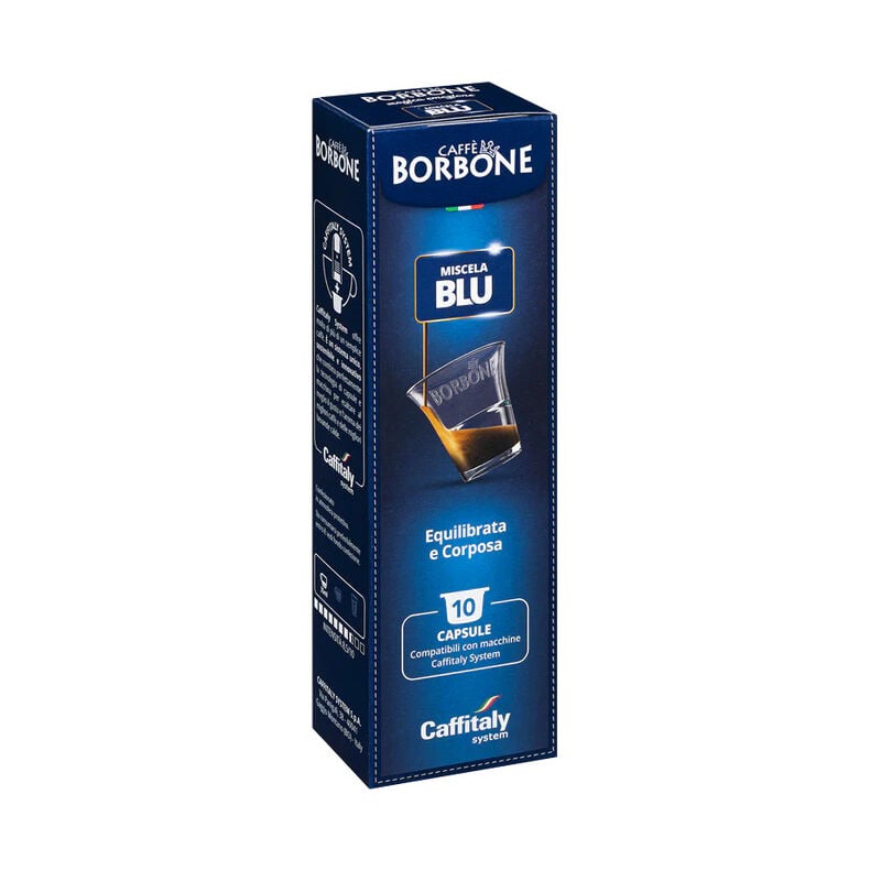 foto del prodotto caff borbone miscela blu confezione 10 capsule