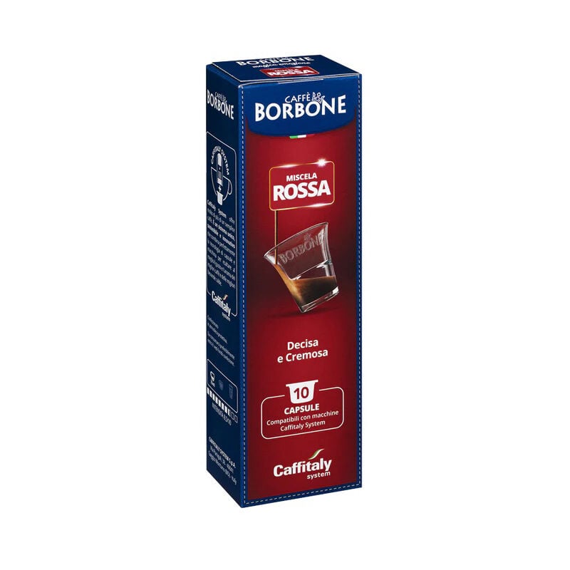 foto del prodotto caff borbone miscela rossa confezione 10 capsule