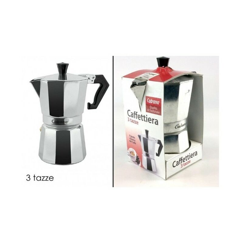 foto del prodotto caffettiera 3 tazze cubana effez