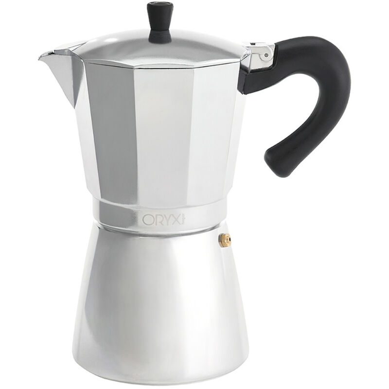 foto del prodotto caffettiera a induzione in alluminio 12 tazze 600 ml. oryx