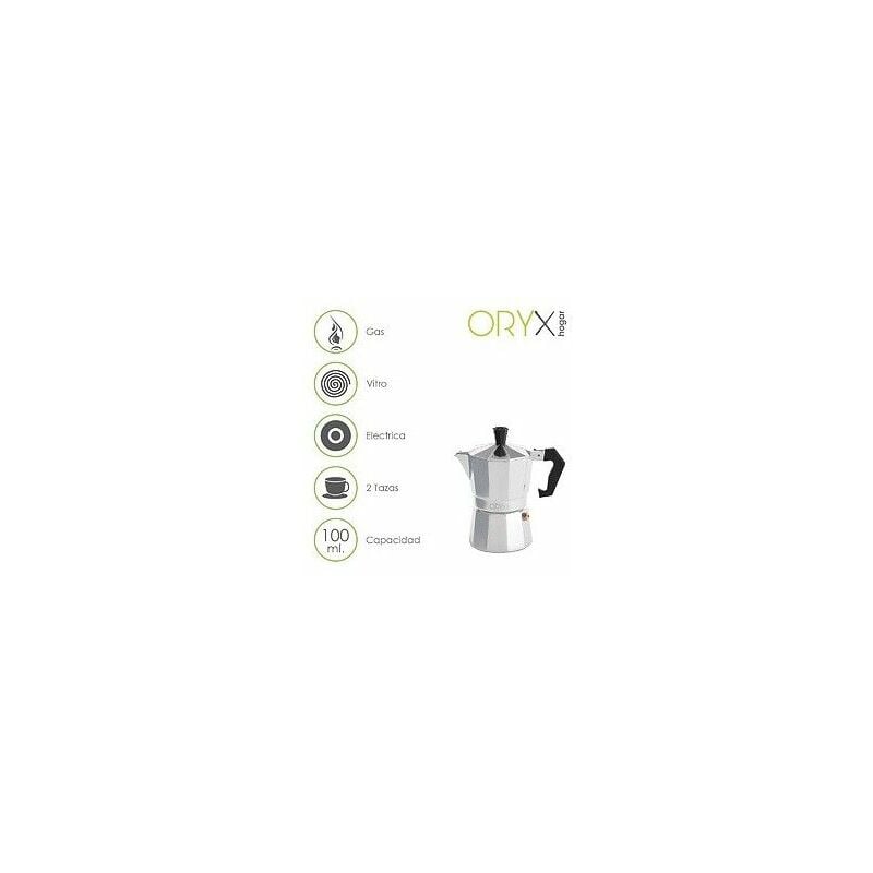 foto del prodotto caffettiera alluminio 2 tazze 100 ml. classica