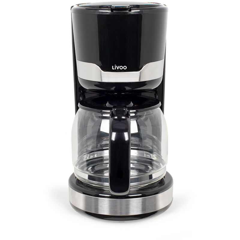 foto del prodotto caffettiera con filtro 12 14 tazze 1000w nera dod201n livoo