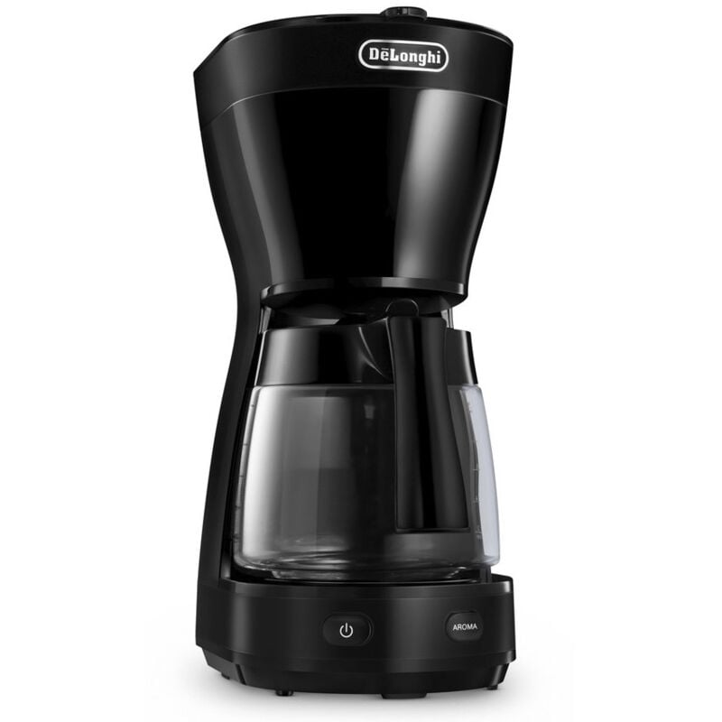 foto del prodotto caffettiera da 10 tazze con filtro 1000w icm16210.bk delonghi