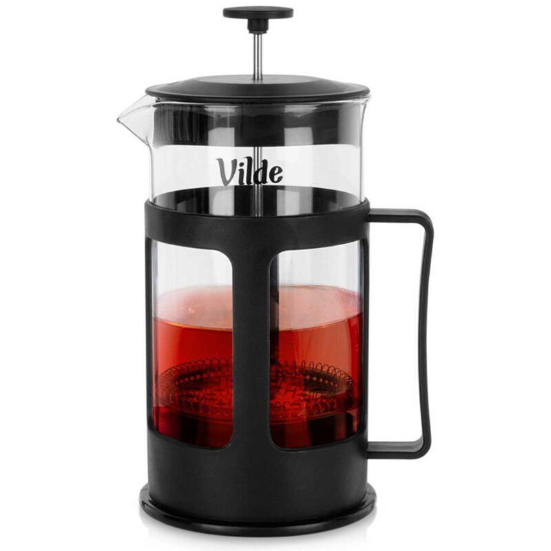 foto del prodotto caffettiera e teiera in vetro con pistone da 1 l