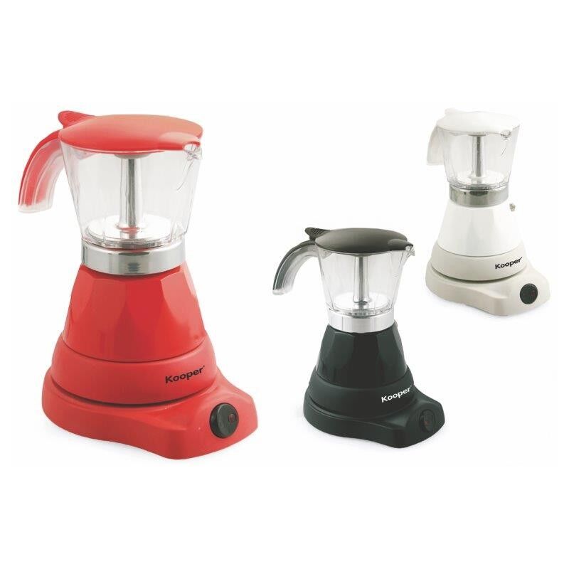 foto del prodotto caffettiera elettrica 4 tz 3 colori assortiti bonita