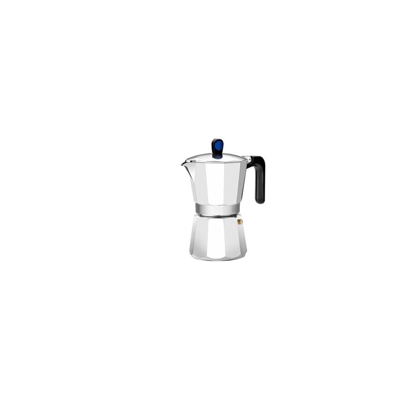 foto del prodotto caffettiera espresso a induzione in alluminio argentato 9t. 860009 monix