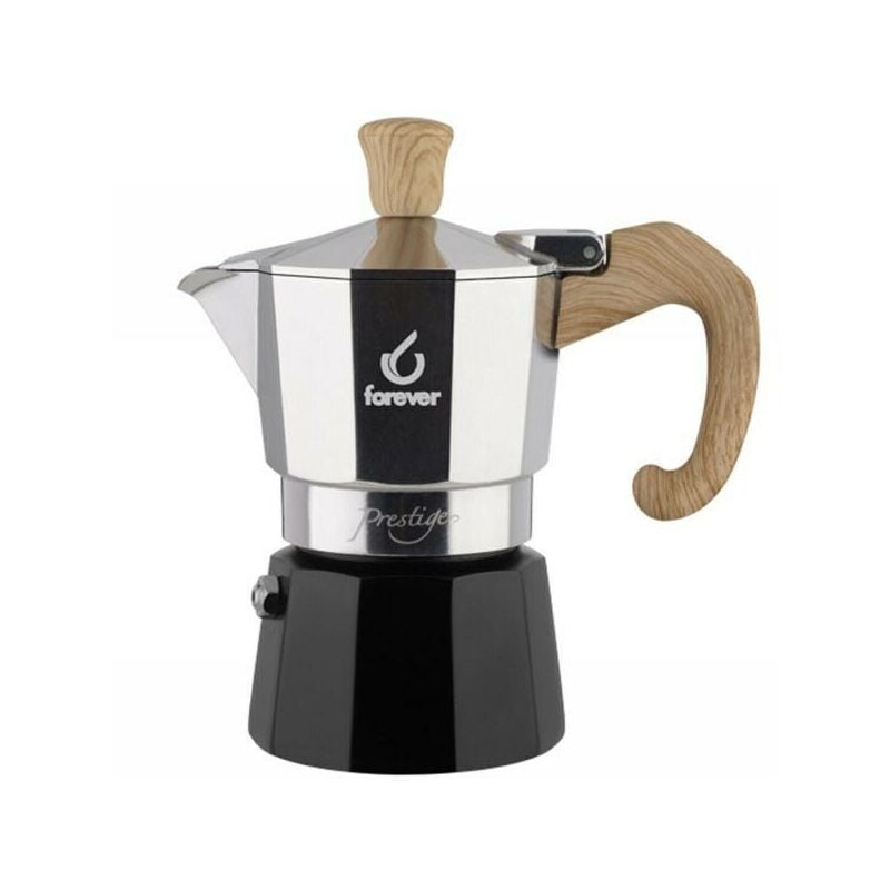 foto del prodotto caffettiera forever moka prestige woody 3 tazze