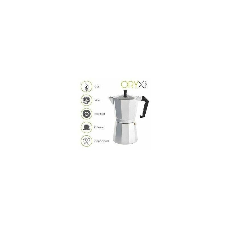 foto del prodotto caffettiera in alluminio 12 tazze 600 ml. classica