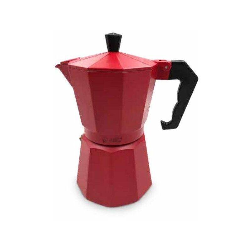 foto del prodotto caffettiera kalossi 9 tazze rosso gsc 400010011