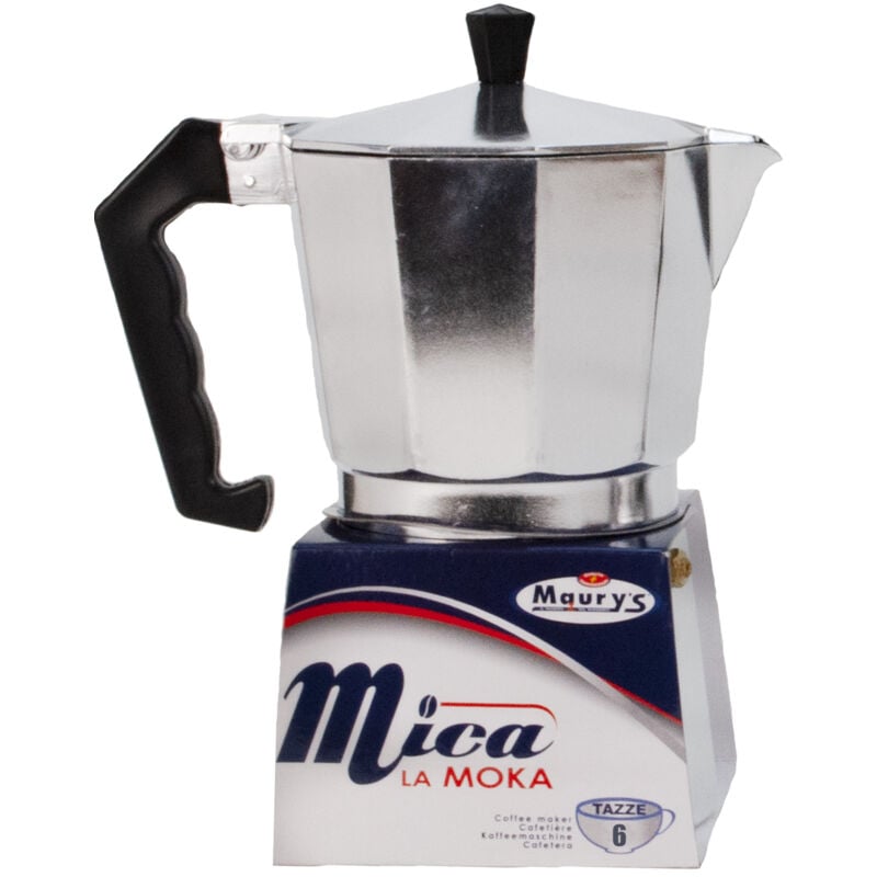 foto del prodotto caffettiera mica la moka da 6 tazze maury s