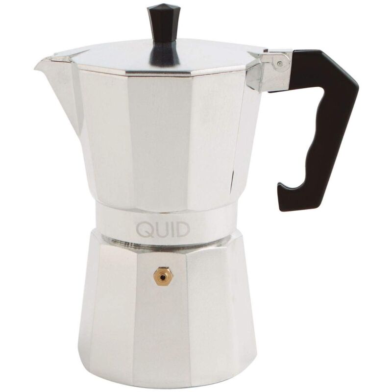 foto del prodotto caffettiera, modello cesena 1 taza acciaio quid