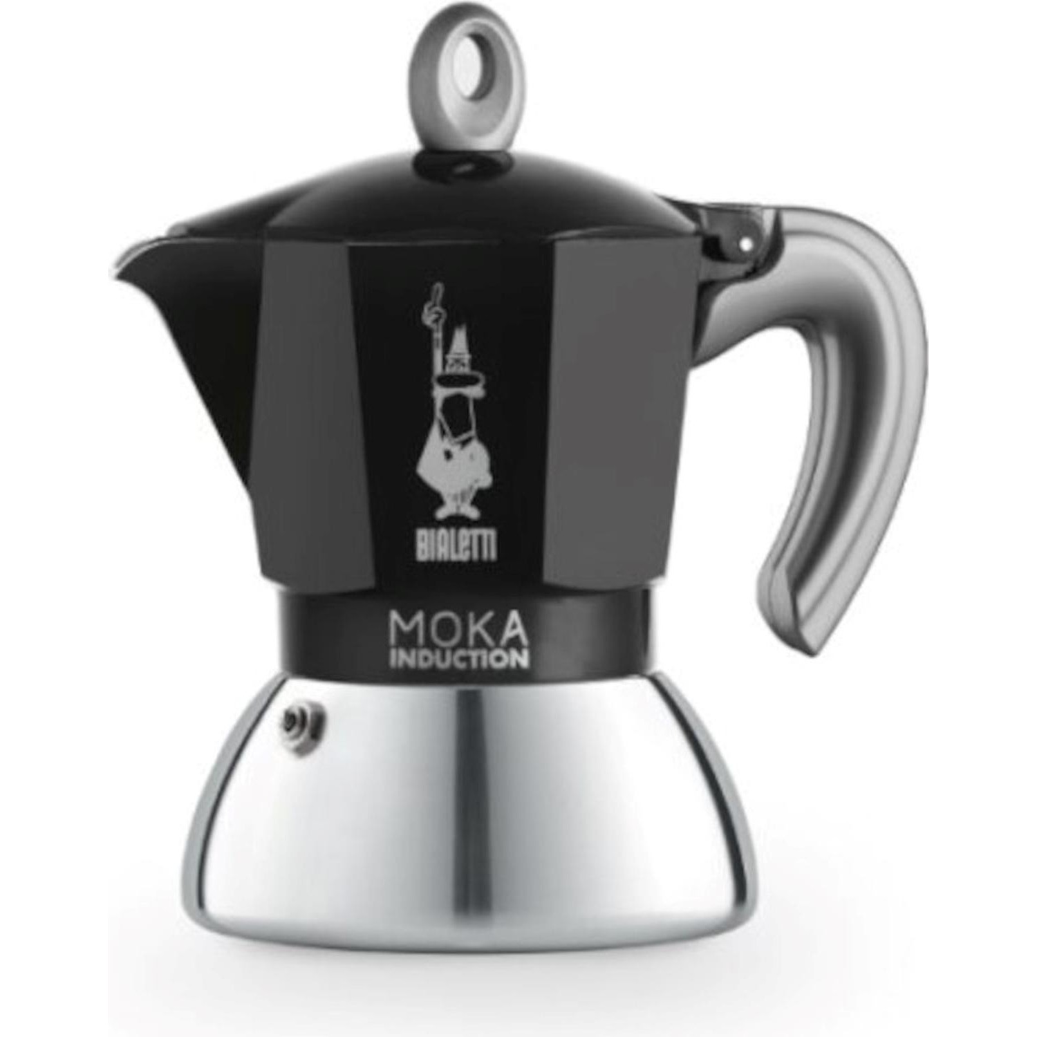 foto del prodotto caffettiera moka bialetti induction 0006932 np 2 tazze black nero
