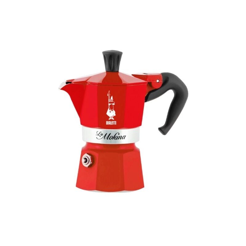 foto del prodotto caffettiera mokina rossa 1 2 tazze