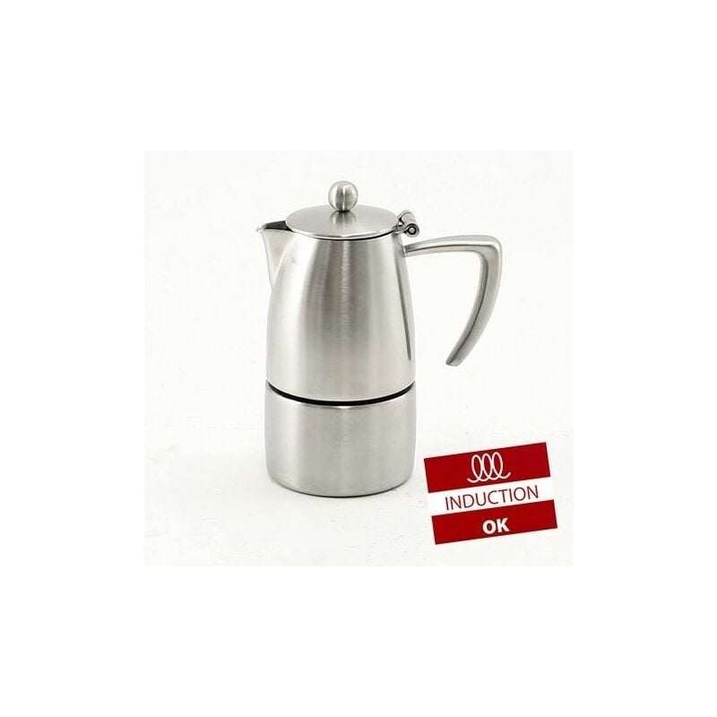 foto del prodotto caffettiera per induzione satinata espresso slancio 1 tazza