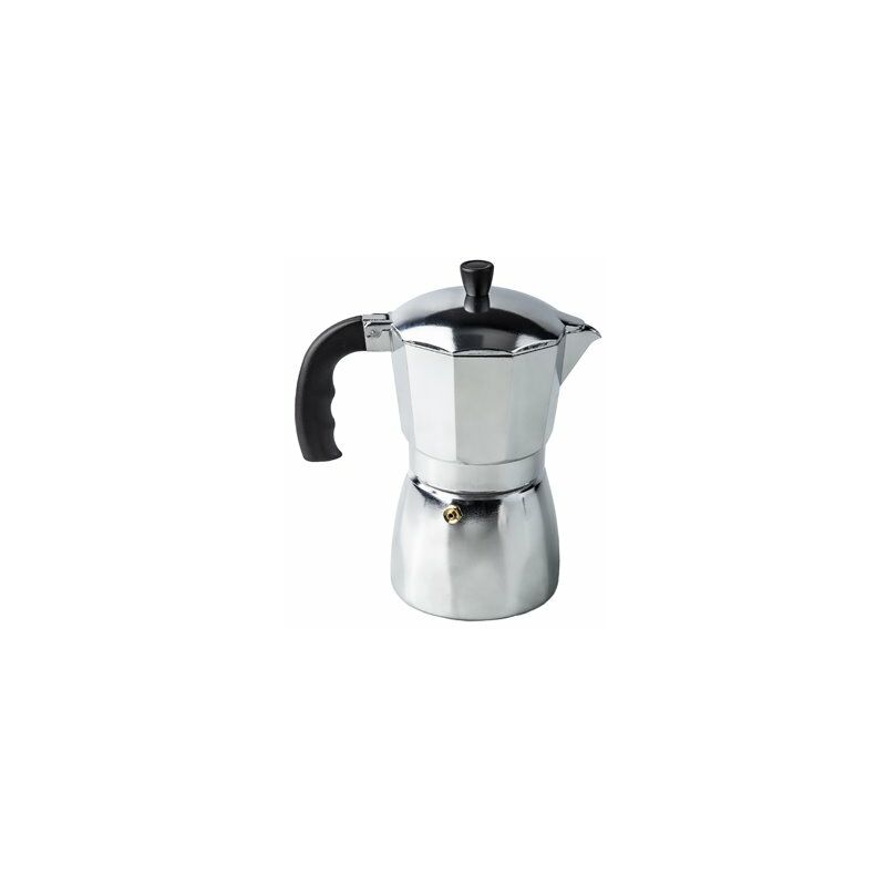 foto del prodotto caffettiera supreme in alluminio grigio 9 tazze