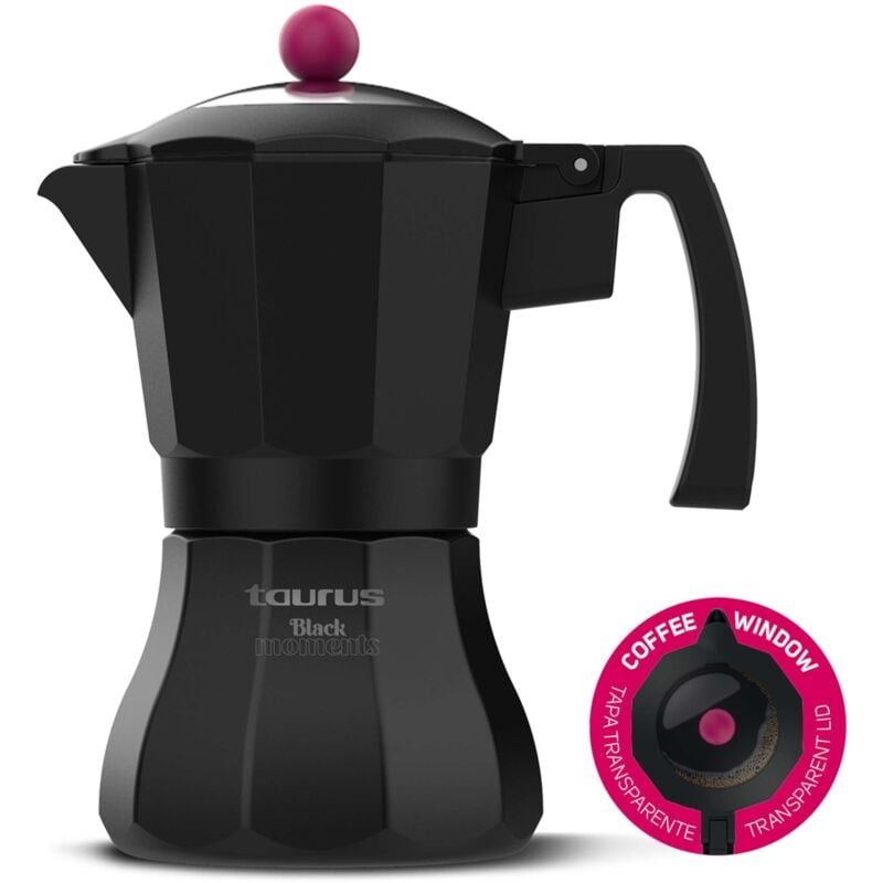 foto del prodotto caffettiera taurus kcp9003i window 6 tazze
