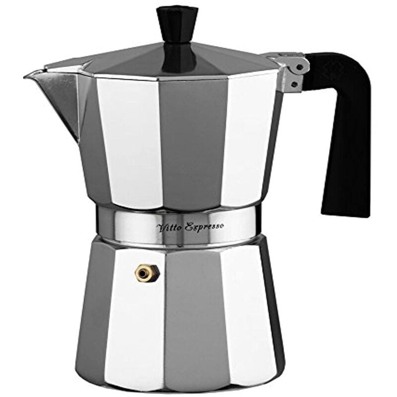 foto del prodotto caffettiera vitto expresso alluminio, colore argento 12 tazze cm argento ilsa
