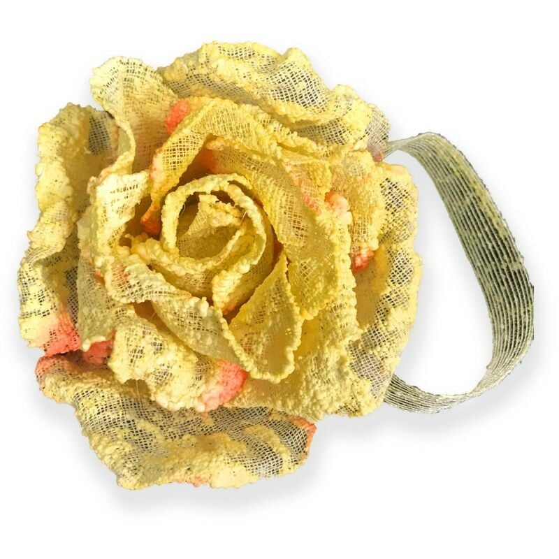 foto del prodotto calamita ferma tenda fiore giallo calamite per tende fermatende