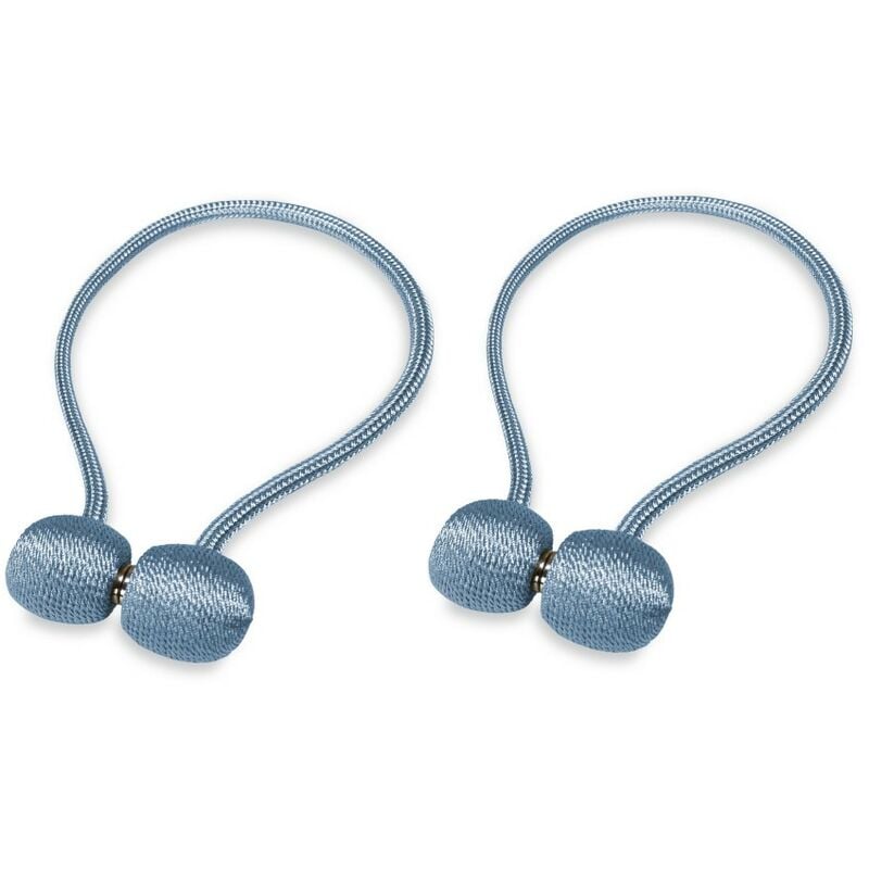 foto del prodotto calamita ferma tenda smart © tieback fibbia per tende 2 pezzi azzurro