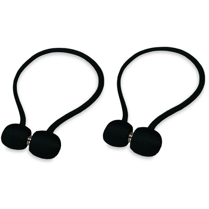 foto del prodotto calamita ferma tenda smart tieback fibbia per tende 2 pezzi nero