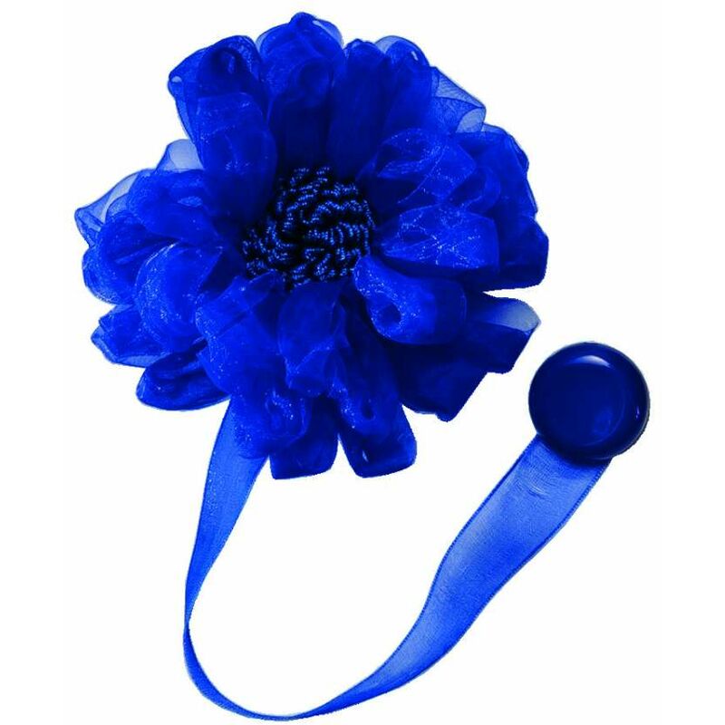 foto del prodotto calamita fiore azzurro grande con nastro 