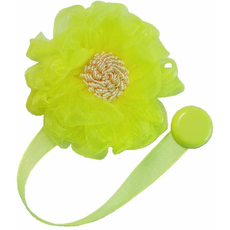 foto del prodotto calamita fiore giallo grande con nastro 
