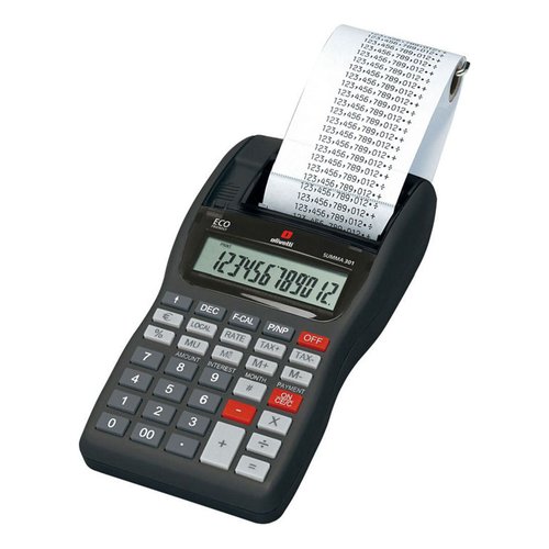 foto del prodotto calcolatrice scrivente summa 301 black