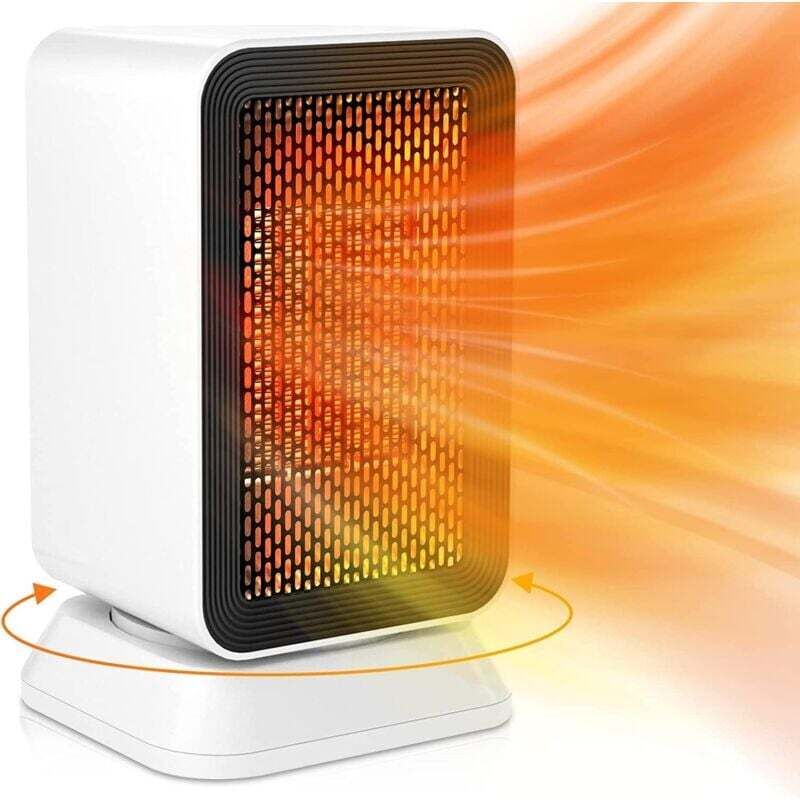 foto del prodotto calefactor el ctrico con 3 niveles de potencia, ahorro de energ a, 1000 w, cer mica ptc, temporizador, calefacci n 3s, calefacci n adicional para