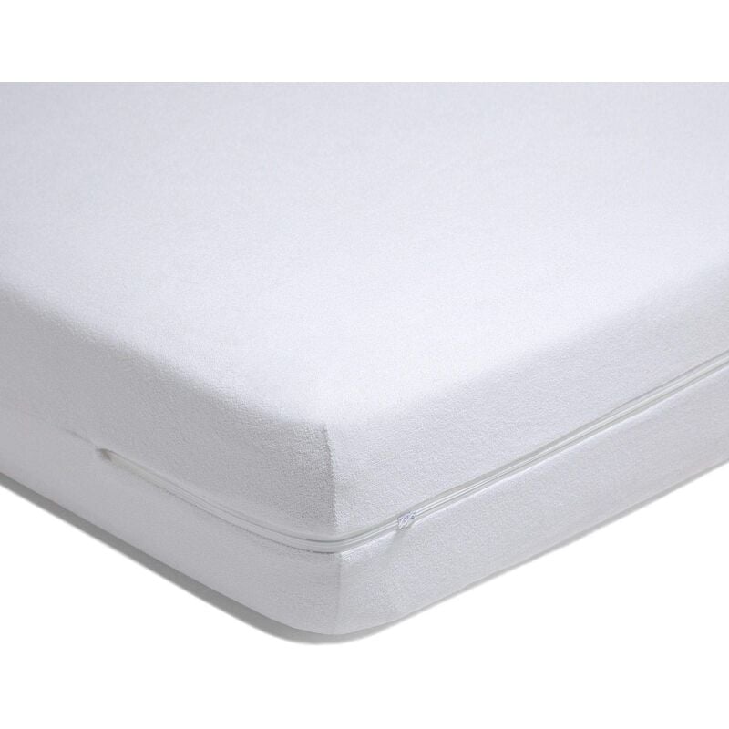 foto del prodotto caleffi 14735, guscio coprimaterasso jersey per matrimoniale letto, taglia unica