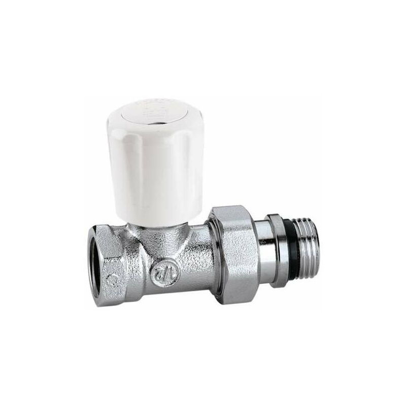 foto del prodotto caleffi 422 valvola termostatizzabile diritta 3 8 per ferro con preregolazione 422302