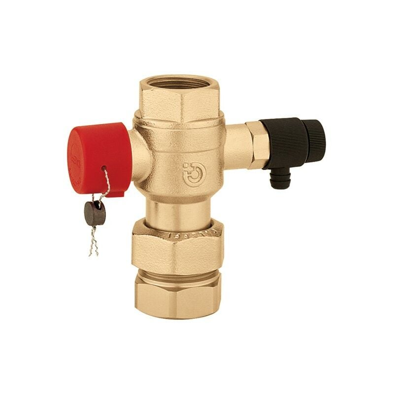 foto del prodotto caleffi 5580 valvola sfera 3 4 per intercettazione vasi espansione 558050