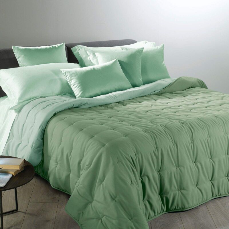 foto del prodotto caleffi 73919 microfibra mia calduccia coperta mezza stagione per singolo letto, giada