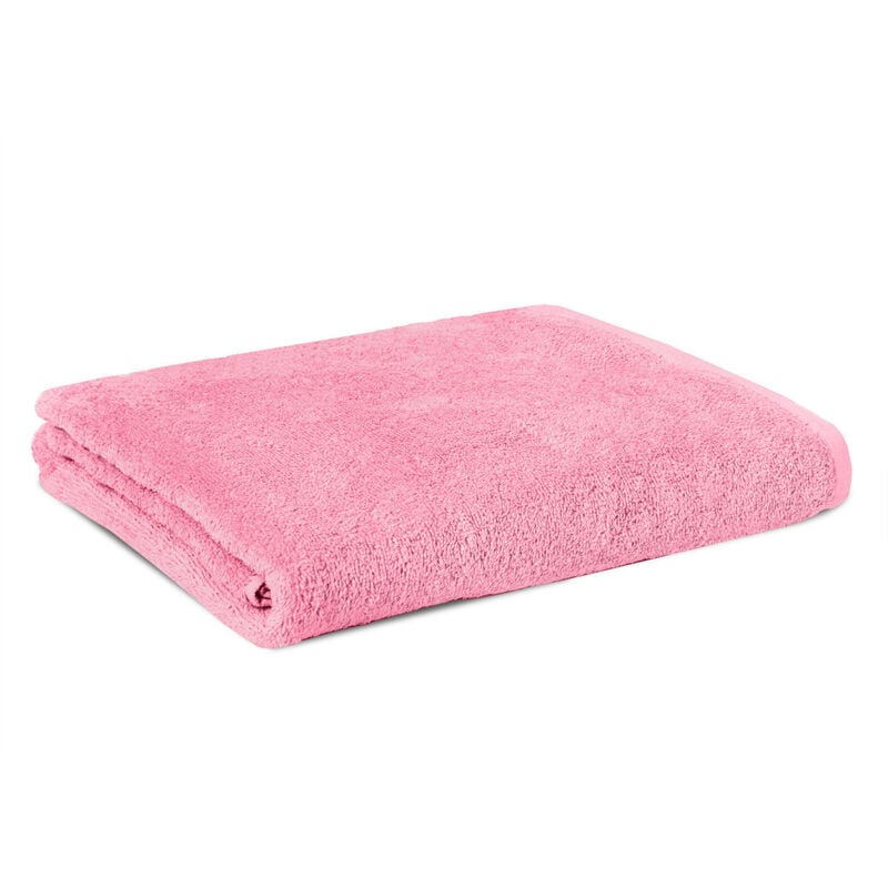 foto del prodotto caleffi asciugamano per viso colorato da bagno 60 x 100 cm sophie in cotone rosa