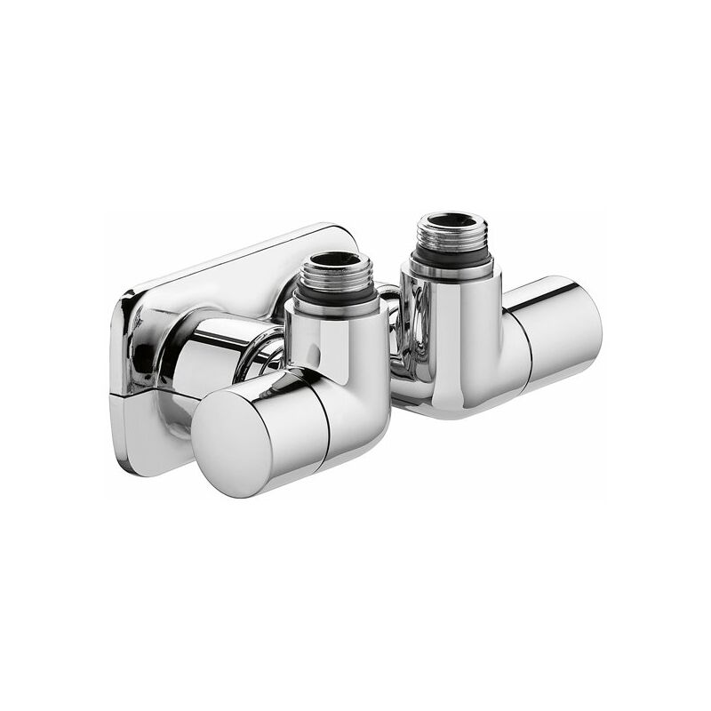 foto del prodotto caleffi coppia di valvole a doppia squadra per termoarredi versione destra high style 400310 1 2