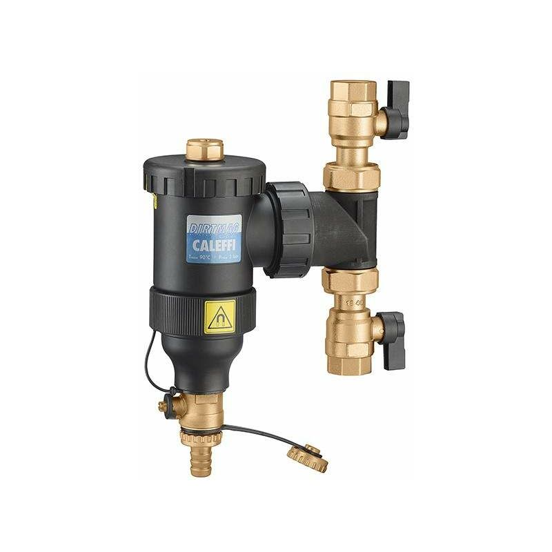 foto del prodotto caleffi defangatore con valvole d intercettazione, con magnete 5453 1 1 4 