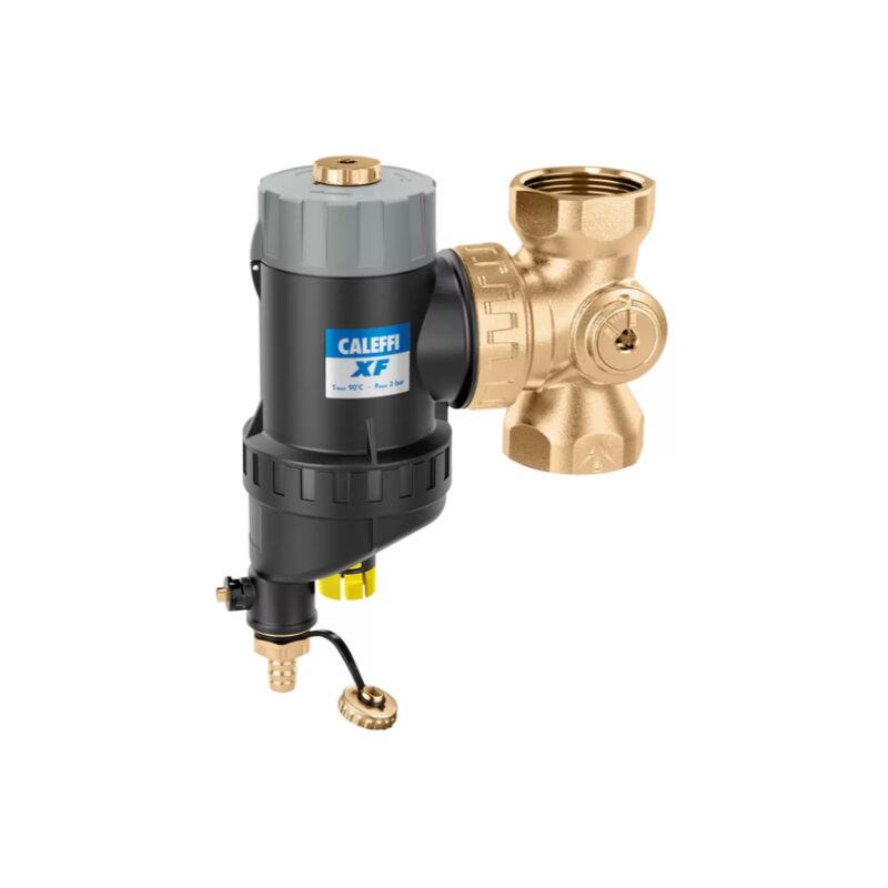 foto del prodotto caleffi filtro defangatore magnetico autopulente semiautomatico, completo di by pass 2 xf 577900 2