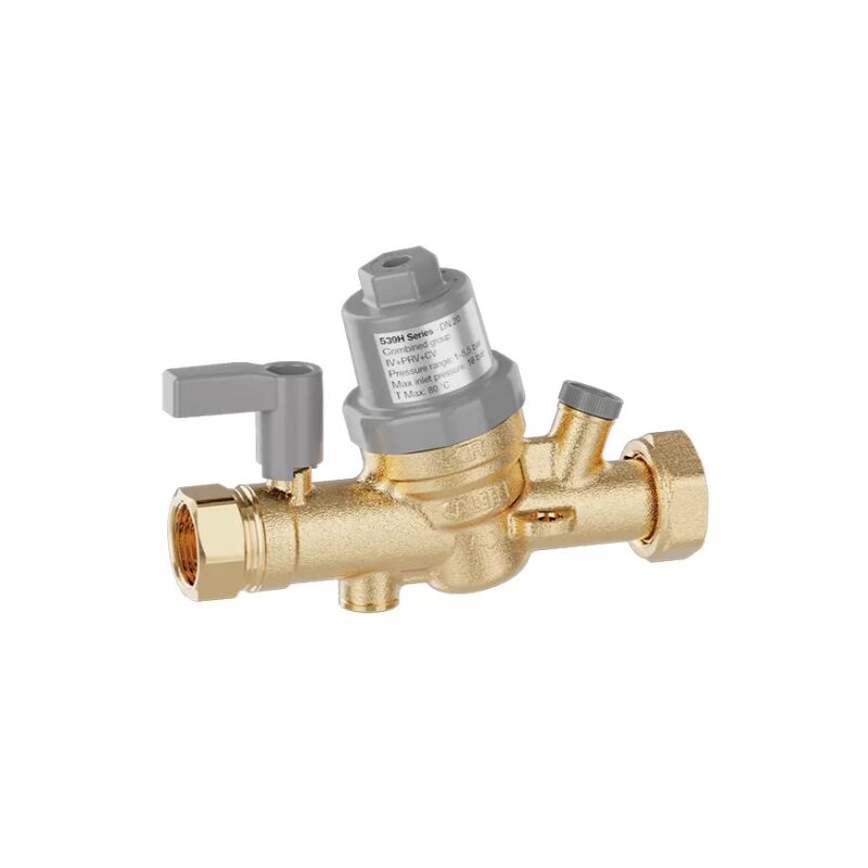 foto del prodotto caleffi gruppo combinato per il controllo della pressione degli impianti sanitari 539050h rp 3 4 x g 1 calotta mobile
