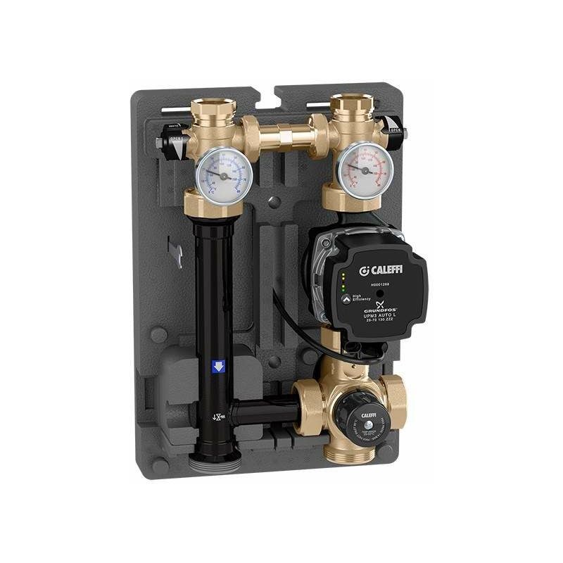 foto del prodotto caleffi gruppo di regolazione termostatica per impianti di riscaldamento 166 1 f alpha2 l 25 60 25 50 c
