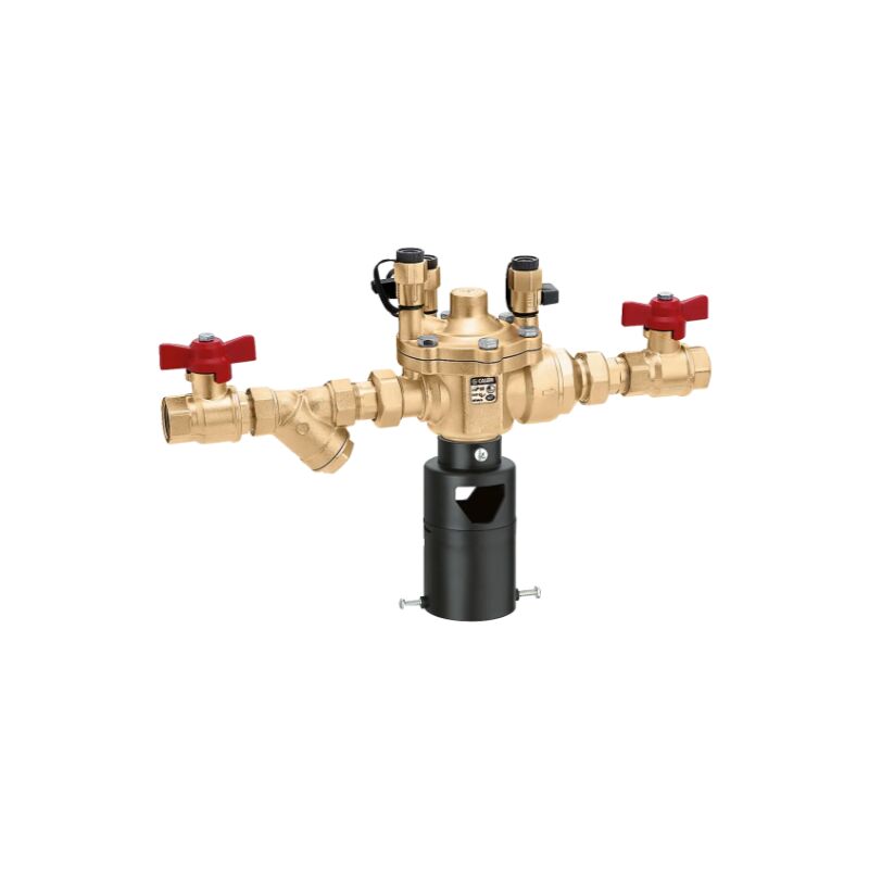 foto del prodotto caleffi gruppo montato composto da disconnettore, filtro obliquo e valvole manuali 1 1 4 570007 1 1 4