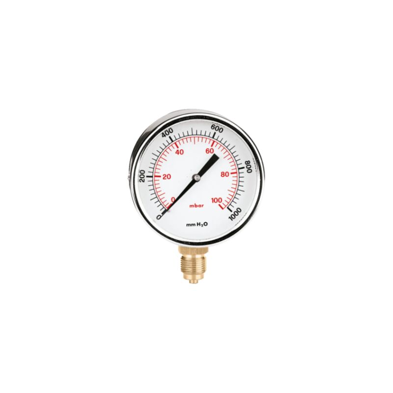 foto del prodotto caleffi manometro per gas 1 4 60, bar 0 60 846101 1 4 0 60