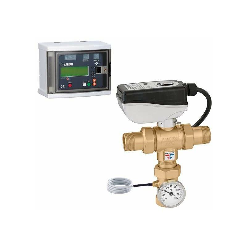 foto del prodotto caleffi miscelatore elettronico con disinfezione termica programmabile legiomix 6000 1 1 4 