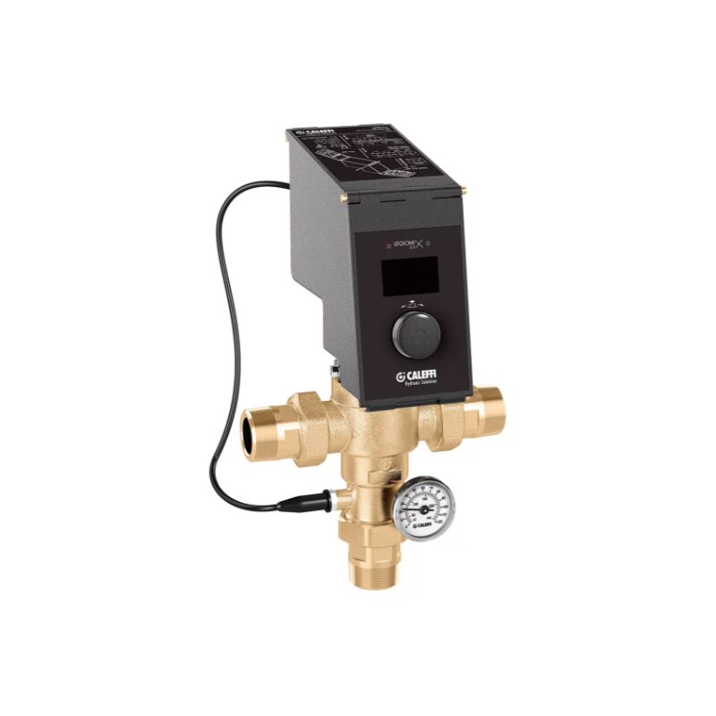 foto del prodotto caleffi miscelatore elettronico ibrido corpo dn 15, attacco 1 2 legiomix 2.0 600045 1 2 15