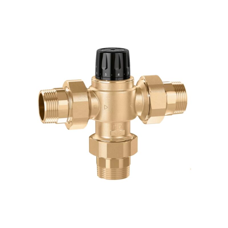 foto del prodotto caleffi miscelatore termostatico regolabile per impianti centralizzati 1 2 523140 1 2
