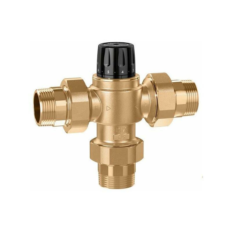 foto del prodotto caleffi miscelatore termostatico regolabile per impianti centralizzati 5231 1 1 4 