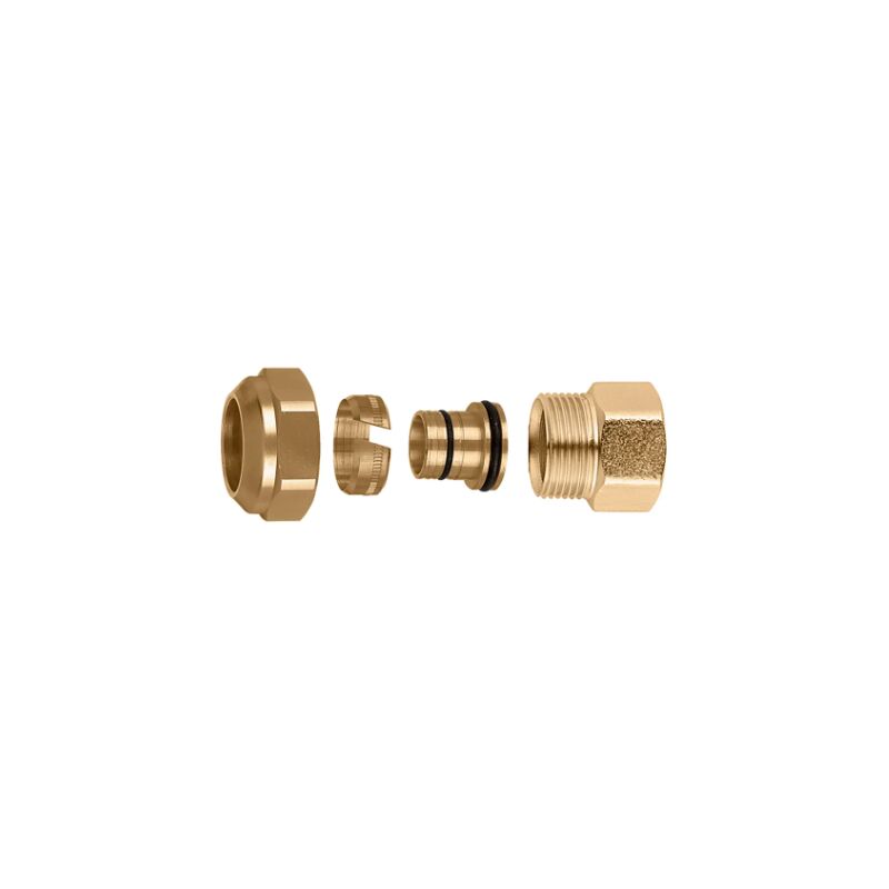foto del prodotto caleffi raccordo meccanico per multistrato completo di raccordo m f. 3 4 f 25x2,5 darcal 680285 3 4 f 25x2,5