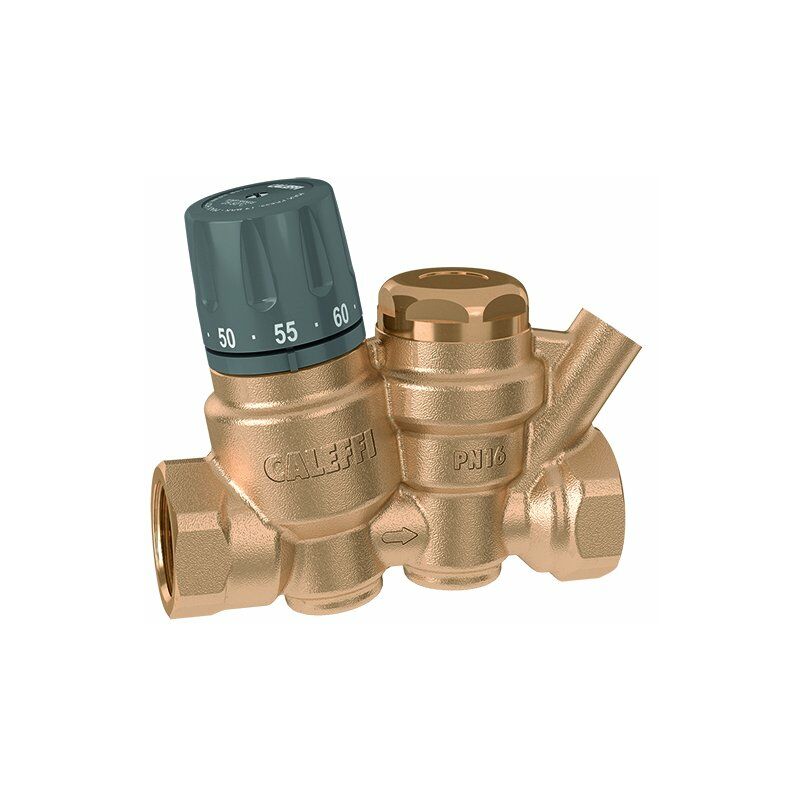 foto del prodotto caleffi regolatore termostatico per circuiti di ricircolo acqua calda sanitaria rp 1 2 116140 rp 1 2
