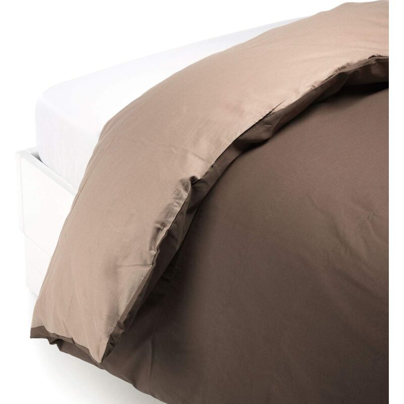 foto del prodotto caleffi sacco letto singolo cotone tinta unita moka in cotone 58566